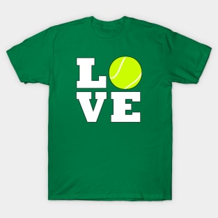 Tennis LOVE Tennis Player or Coach Sports Graphic T-Shirt